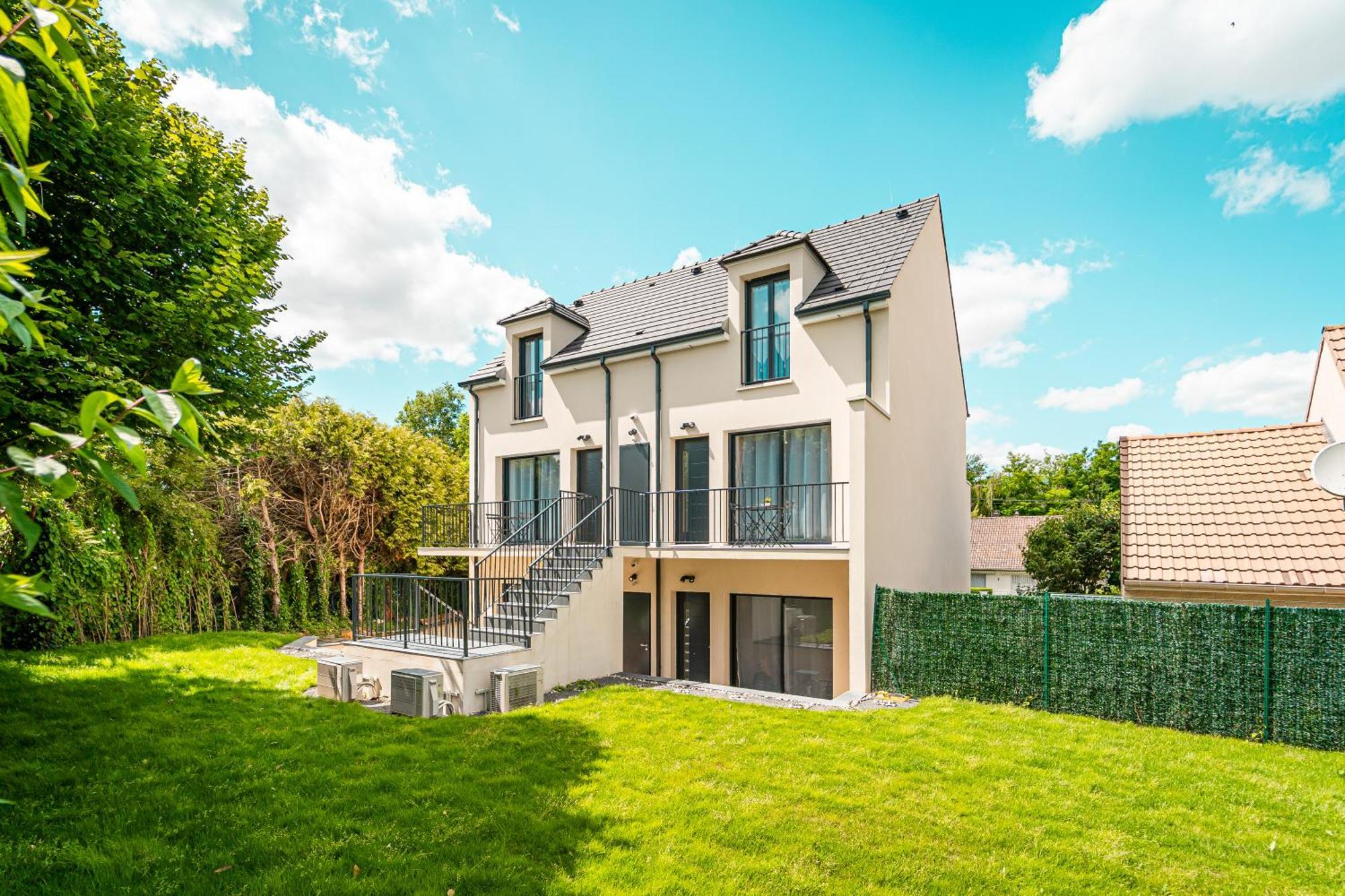 Le Cool Plex Duplex Avec Jardin, Disney 10Mn Esbly Zewnętrze zdjęcie